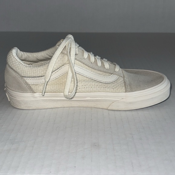 Vans Woven Check Old Skool Marshmallow Women’s Sneakers - Picture 5 of 12